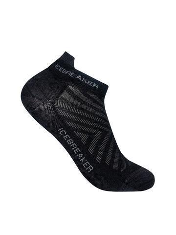 Dámské Ponožky Icebreaker Merino Run+ Ultralight Micro Černé | CZ 1538SGLO